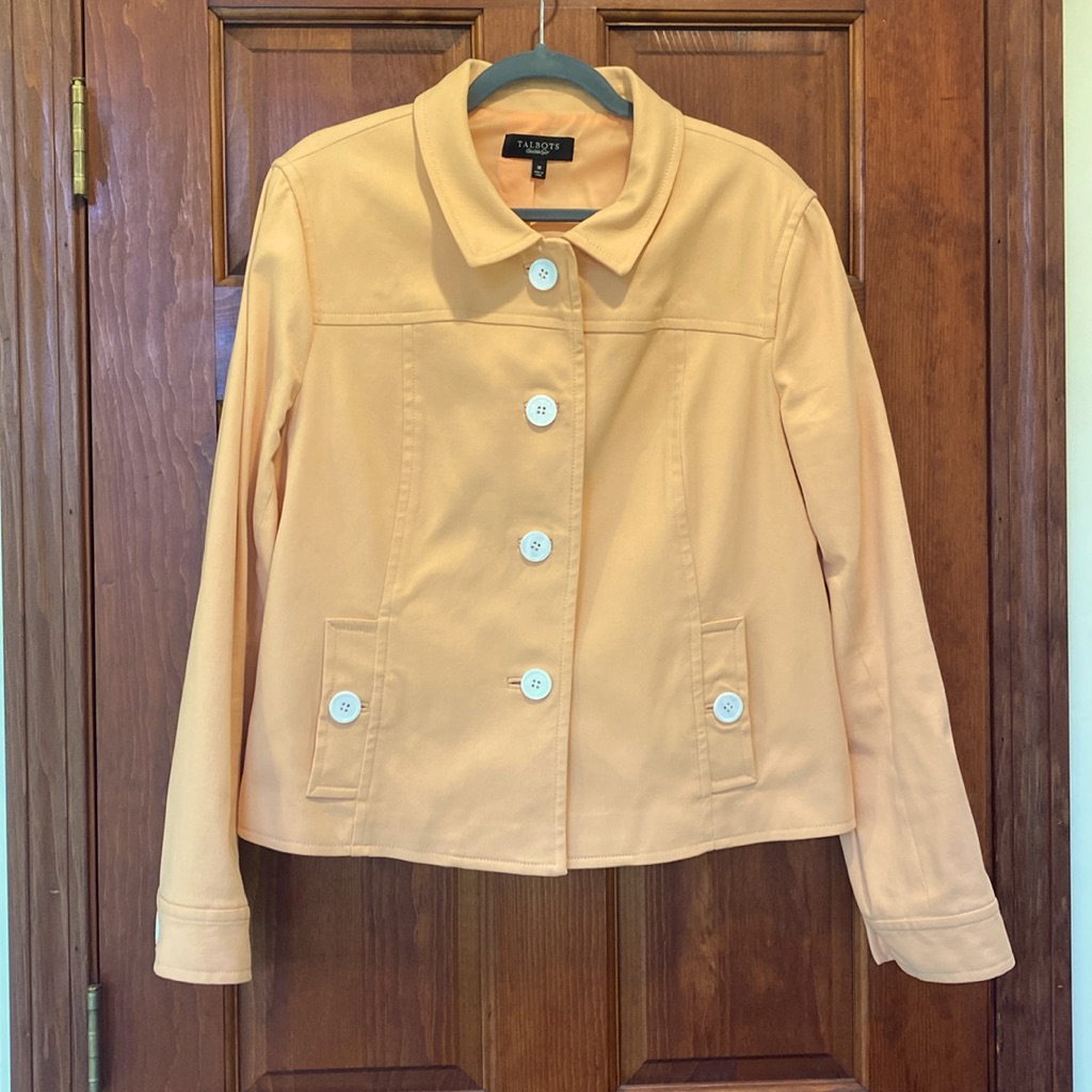 Talbots Peach Colored Women’s Jacket.